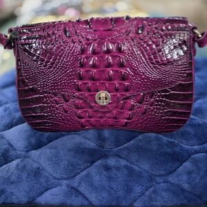 Brahmin Elegant Crocodile Embossed  Crossbody